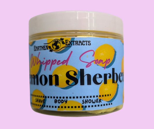 Lemon Sherbet Whipped Soap 150g