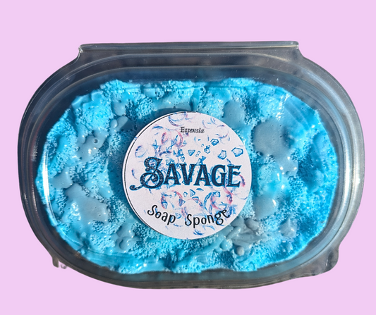 Savage Soap Filled Exfoliating Sponge 150g