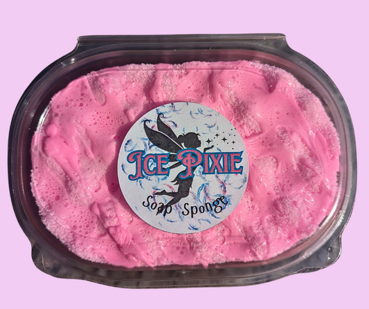 Ice Pixie Soap Filled Exfoliating Sponge 150g