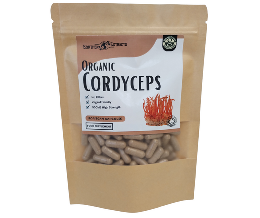 Cordyceps Mushroom Supplement Capsules x90