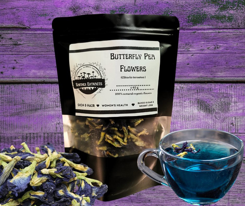 Butterfly Pea Flowers Tea 40g - Earthen Extracts