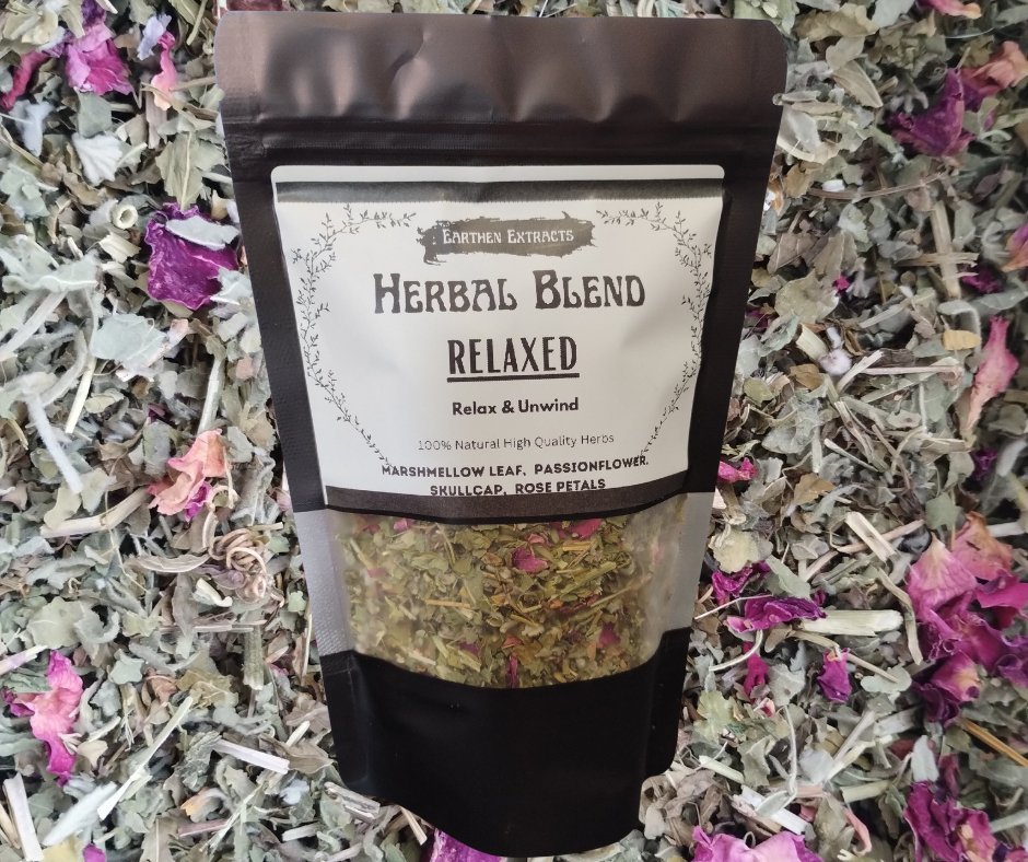 Relaxed Herbal Blend Loose Tea / Smoke 35g - Earthen Extracts